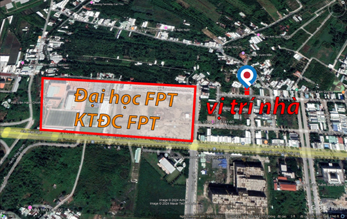 Nhà 3 Lầu kế đại học FPT, Nam Cần Thơ lộ nhựa 